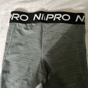 grey nike pros